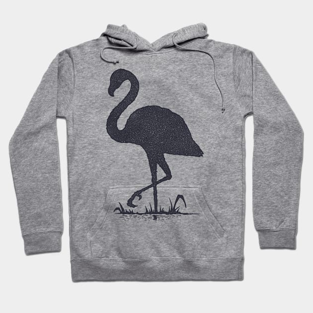 Starry Flamingo Hoodie by RadCoolguy